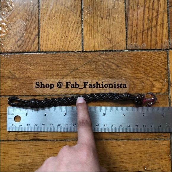 James Avery Anchor leather bracelet rare retired - Picture 10 of 10